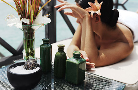 Enjoying the Spa