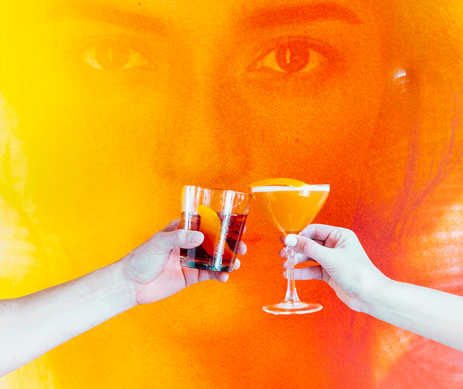 Cocktail with a View of the Ocean