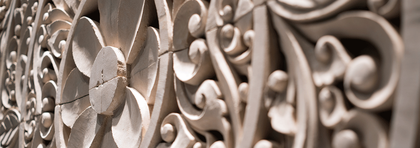 Balinese stone details