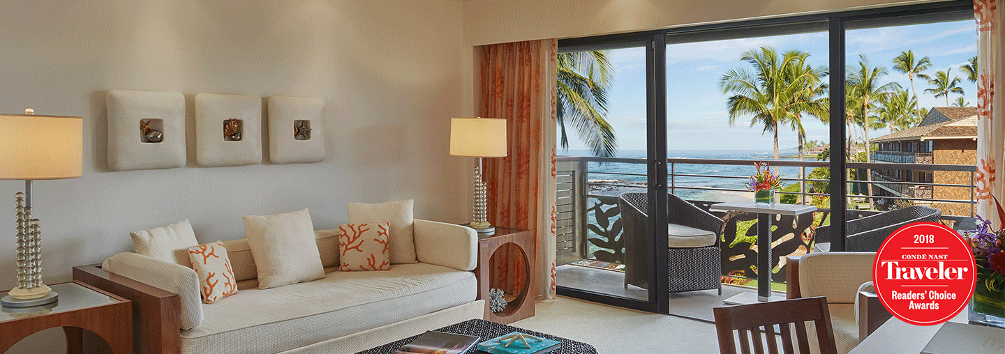 Ocean View Suite Living Room