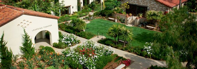 Mobile: Aerial view of Learning Center buildings